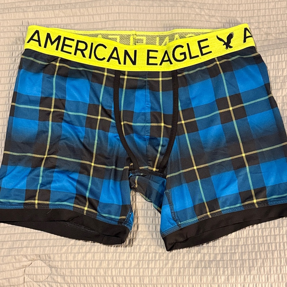 American Eagle Outfitters Vibrant Plaid Boxer Briefs